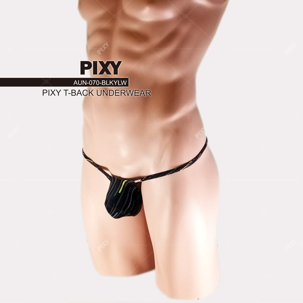 PIXY U-RING LEFT FORWARD T BACK- UNDERWEAR-BLKYLW