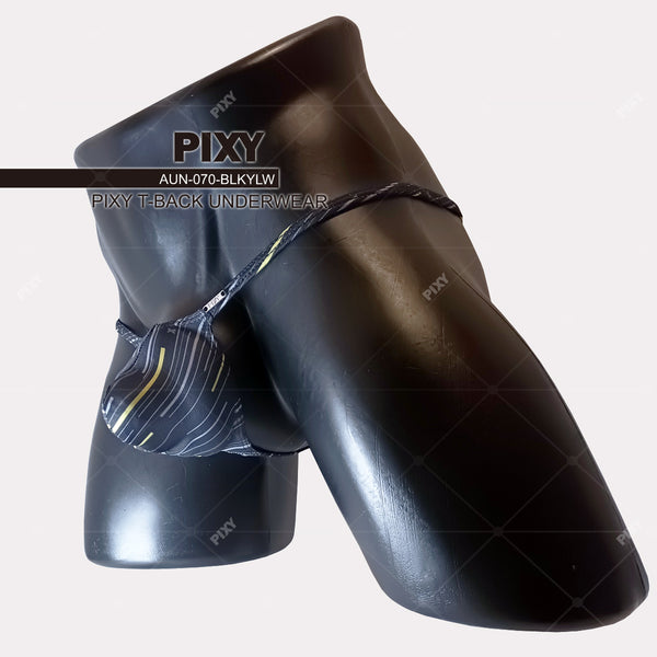 PIXY U-RING LEFT FORWARD T BACK- UNDERWEAR-BLKYLW