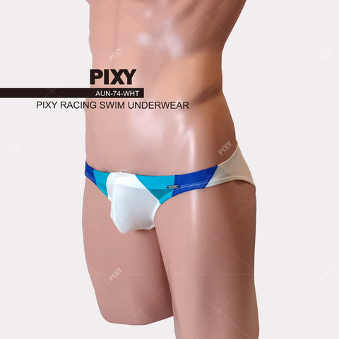 PIXY U-LIFT RACING BIKINI-UNDERWEAR-WHT