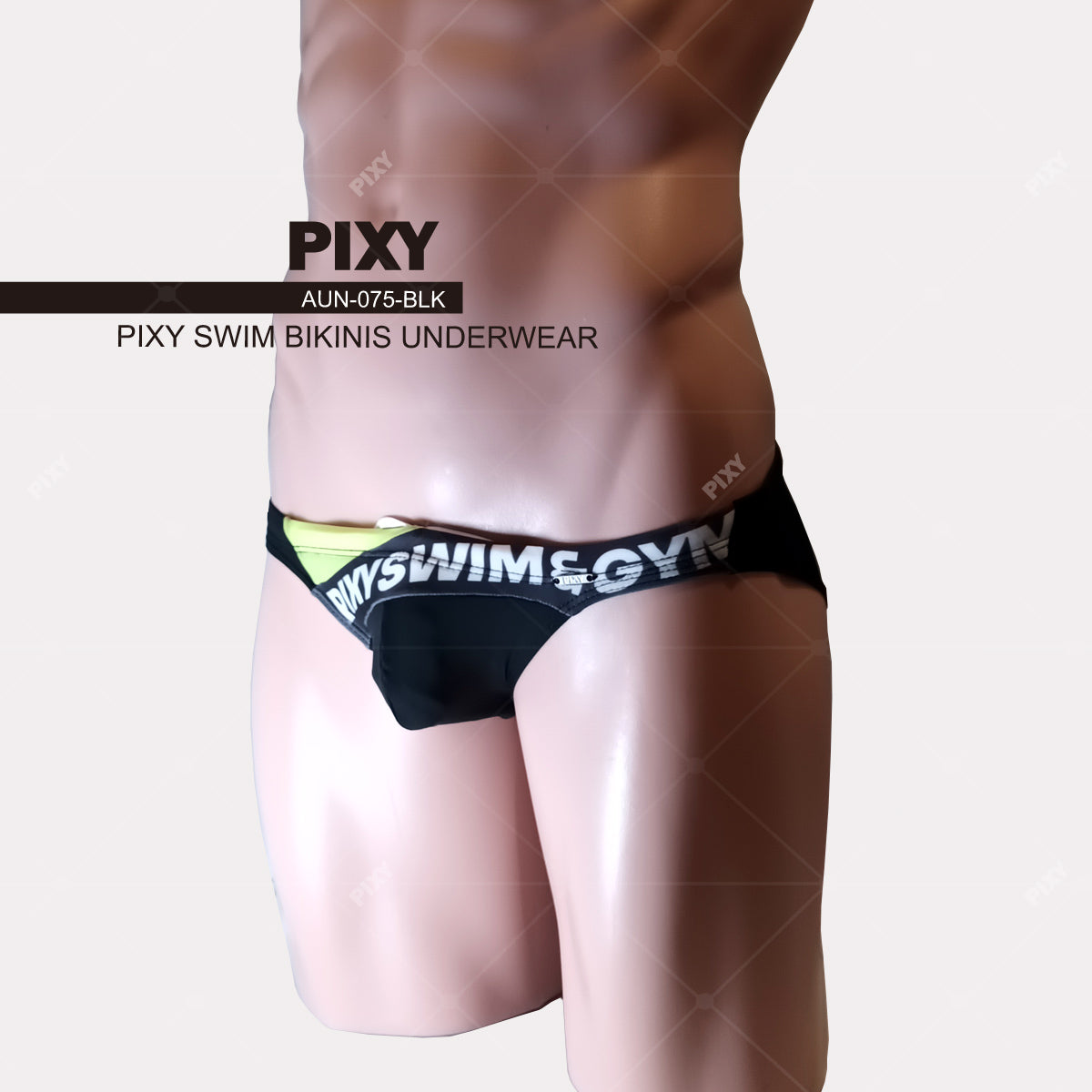 PIXY U-LIFT RACING BIKINI-UNDERWEAR-BLK