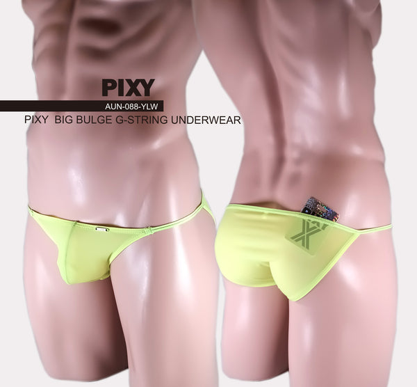 PIXY MINI BIKINI- YELLOW UNDERWEAR-SHEER MAX