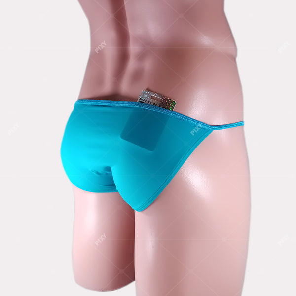 PIXY MINI BIKINI- BLUE UNDERWEAR-SHEER MAX