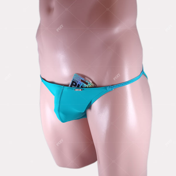 PIXY MINI BIKINI- BLUE UNDERWEAR-SHEER MAX