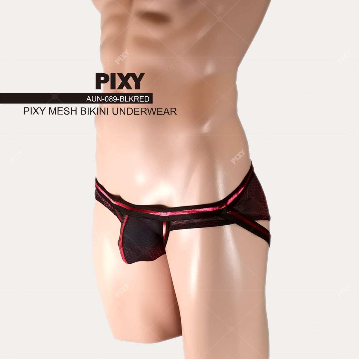 PIXY  MESH 2-IN-1 BIKINI UNDERWEAR- HELL LOVE 2