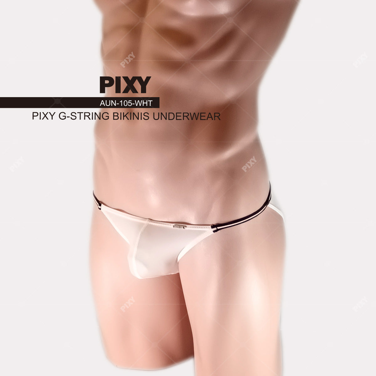 PIXY TANGAS UNDERWEAR- BLACK SHEER MAX 2