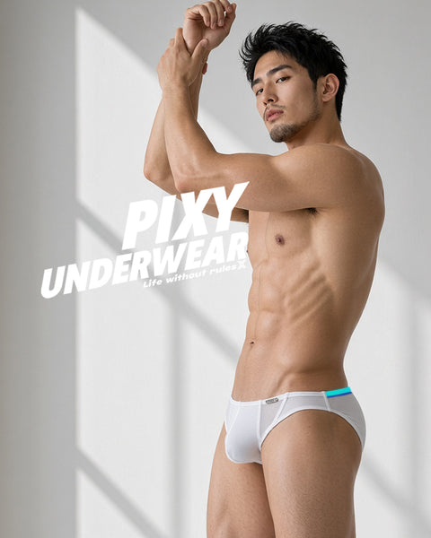 PIXY BULGE POUCH BIKINI UNDERWEAR- MARINE NATIONAL