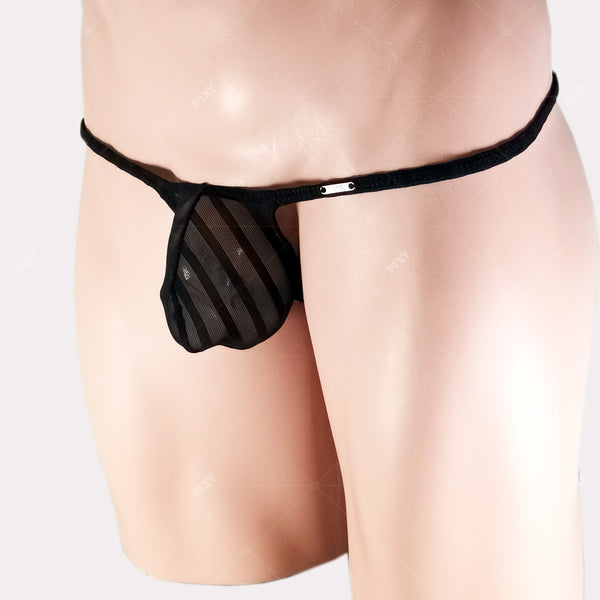 PIXY U-RING LEFT FORWARD THONG- UNDERWEAR-FIRE