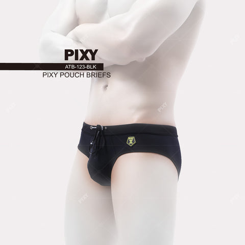 PIXY TANNING BRIEFS-BLK