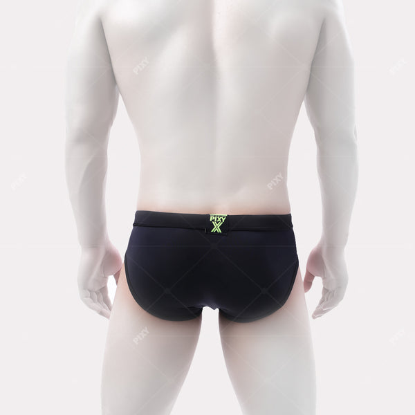 PIXY TANNING BRIEFS-BLK