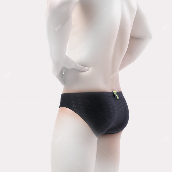PIXY TANNING BRIEFS-BLK