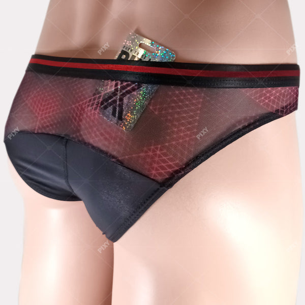 PIXY Y- CUT BIKINI UNDERWEAR-HELL LOVE