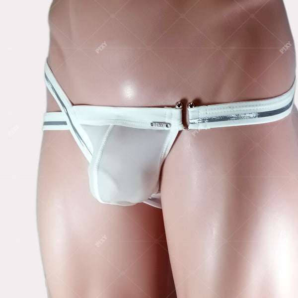 PIXY SIGNLE SIDE JOCKSTRAP UNDERWEAR-BLACK