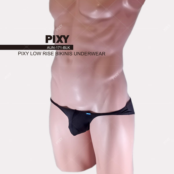 PIXY LOW RISE BIKINIS UNDERWEAR- MARINE