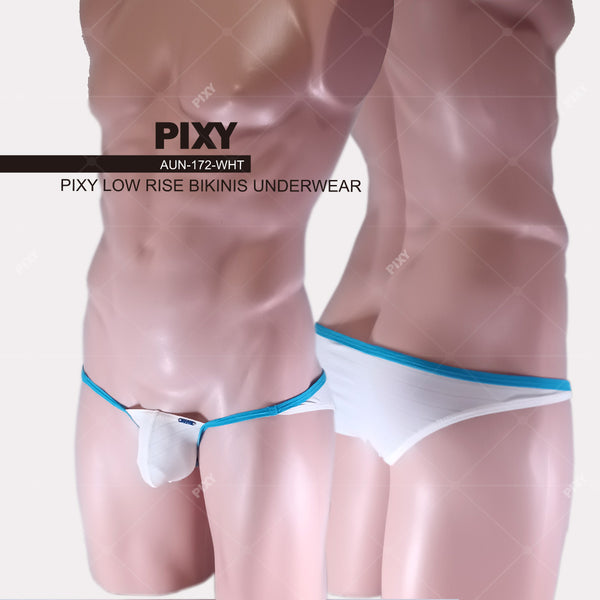 PIXY LOW RISE BIKINIS UNDERWEAR- MARINE
