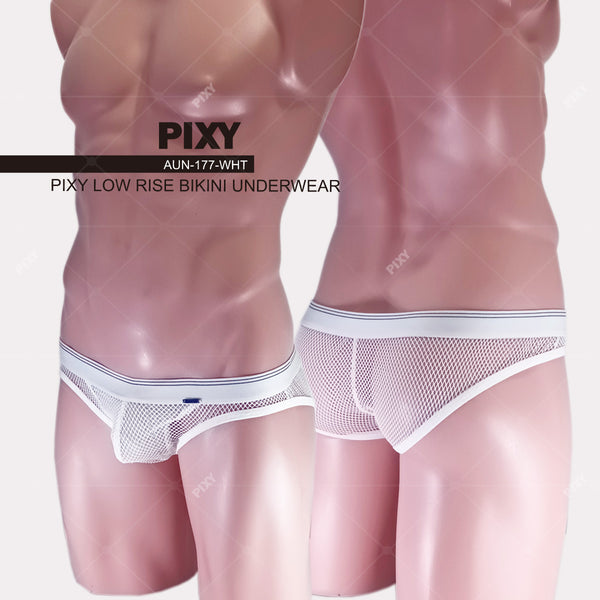 PIXY MESH POUCH BIKINI UNDERWEAR- MARINE