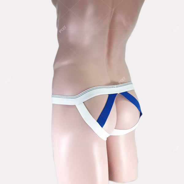 PIXY MESH POUCH JOCK STRAPS UNDERWEAR- MARINE