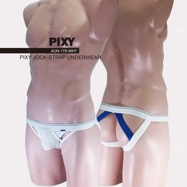 PIXY MESH POUCH JOCK STRAPS UNDERWEAR- MARINE