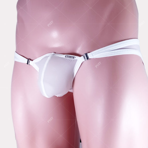 PIXY LOW RISE BIKINI UNDERWEAR- SHEER MAX