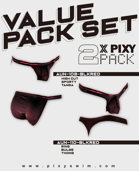 PIXY UNDERWEAR 2 PACK - HELL LOVE 3