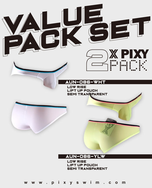 PIXY UNDERWEAR 2 PACK - ICE 2