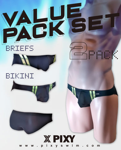 PIXY UNDERWEAR 2 PACK - SPORT GEAR