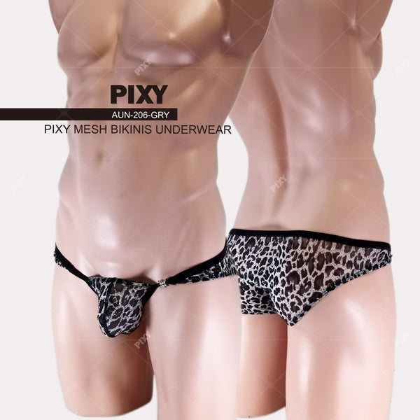 PIXY U-LIFT BULGE MESH BIKINI UNDERWEAR