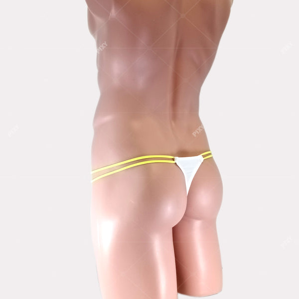 PIXY DOUBLES STRING LEFT FORWARD POUCH THONG- BODY MAX