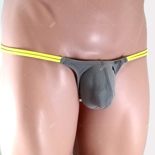 PIXY DOUBLES STRING LEFT FORWARD POUCH THONG- BODY MAX