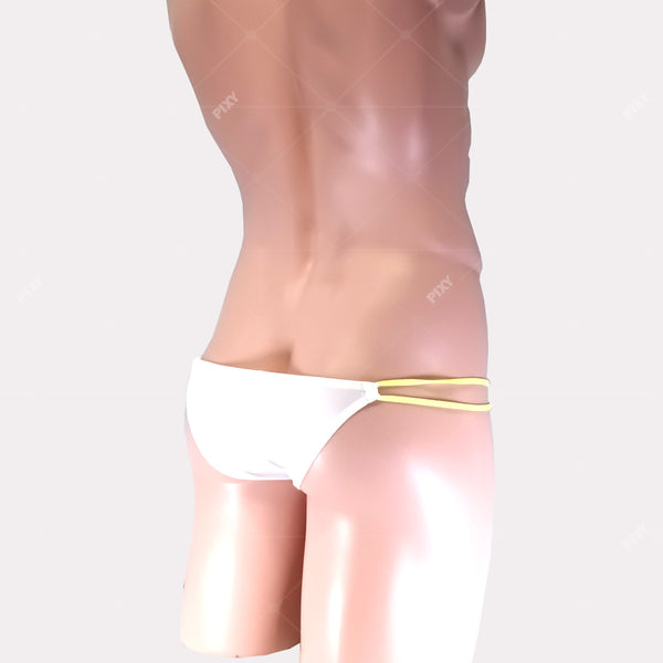 PIXY DOUBLES STRING LEFT FORWARD POUCH BIKINI- BODY MAX