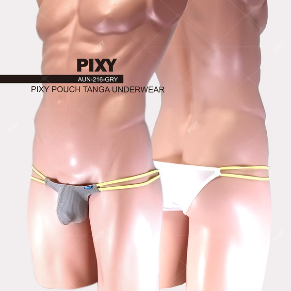 PIXY DOUBLES STRING LEFT FORWARD POUCH BIKINI- BODY MAX