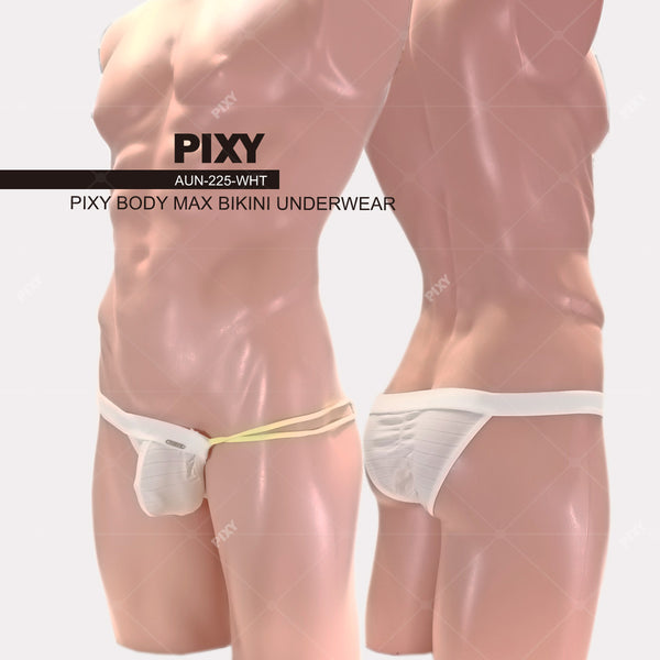 PIXY DOUBLES STRING LEFT FORWARD POUCH BIKINI- BODY MAX