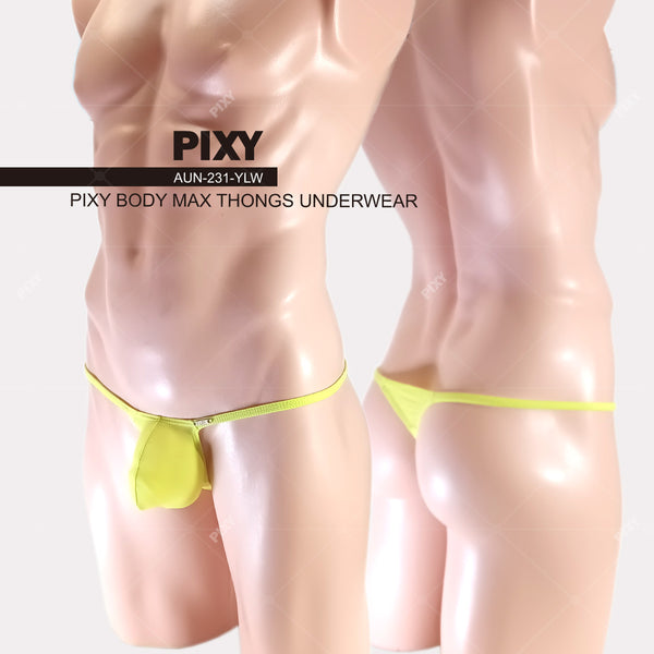 PIXY LOW RISE THONGS UNDERWEAR- BODY MAX