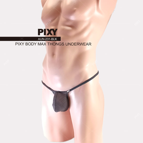 PIXY LOW RISE THONGS UNDERWEAR- BODY MAX