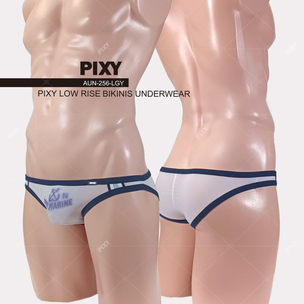PIXY LOW RISE BIKINI UNDERWEAR- MARINE NATION
