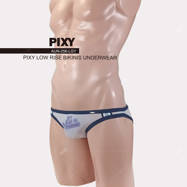 PIXY LOW RISE BIKINI UNDERWEAR- MARINE NATION