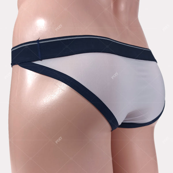 PIXY LOW RISE BIKINI UNDERWEAR- MARINE NATION