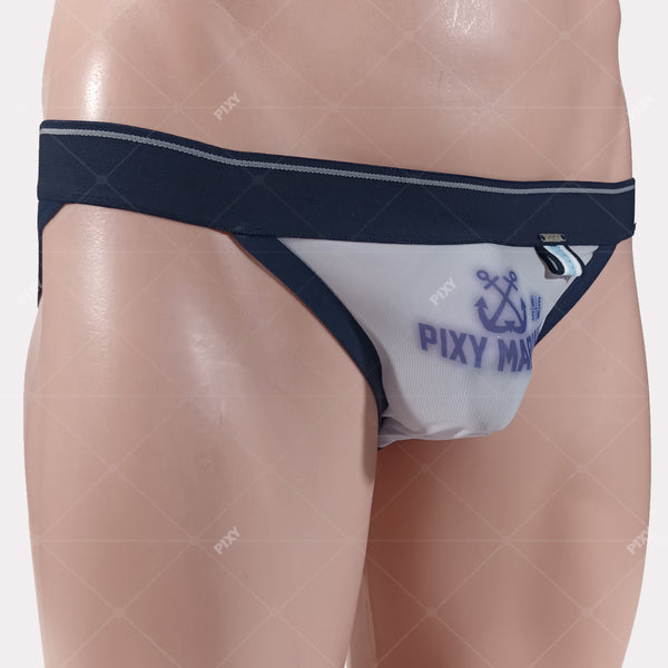 PIXY LOW RISE BIKINI UNDERWEAR- MARINE NATION