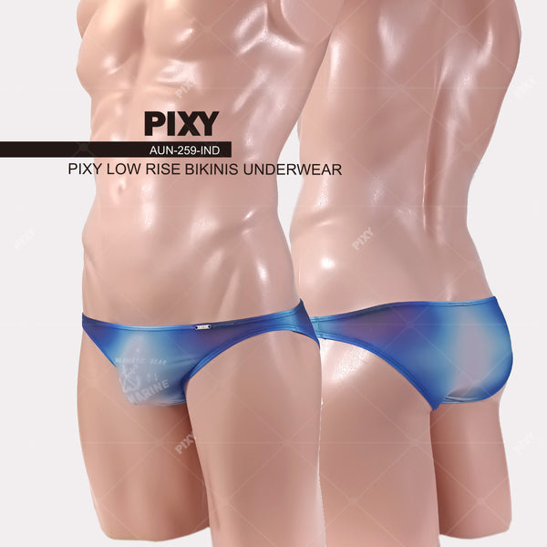 PIXY LOW RISE BIKINI UNDERWEAR- MARINE NATION