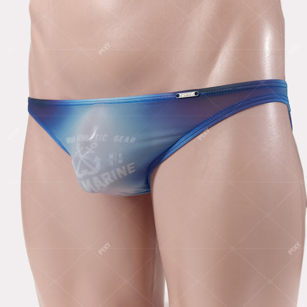 PIXY LOW RISE BIKINI UNDERWEAR- MARINE NATION