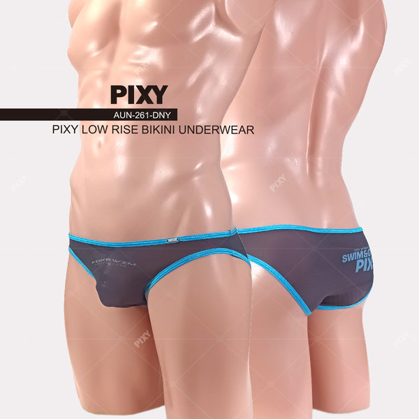 PIXY LOW RISE BIKINI UNDERWEAR- MARINE NATION