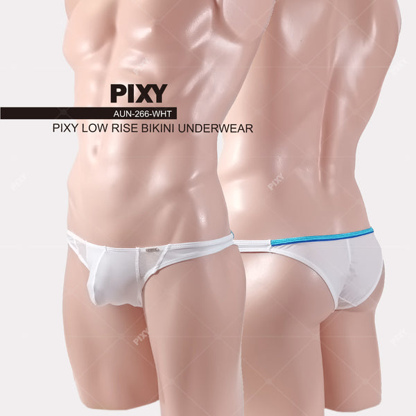 PIXY BULGE POUCH BIKINI UNDERWEAR- MARINE NATIONAL