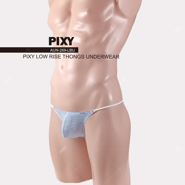 PIXY POUCH THONGS UNDERWEAR-MARINE NATIONAL