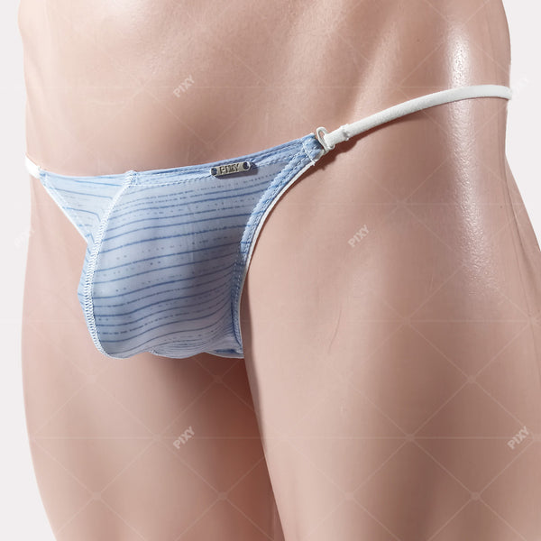PIXY POUCH THONGS UNDERWEAR-MARINE NATIONAL