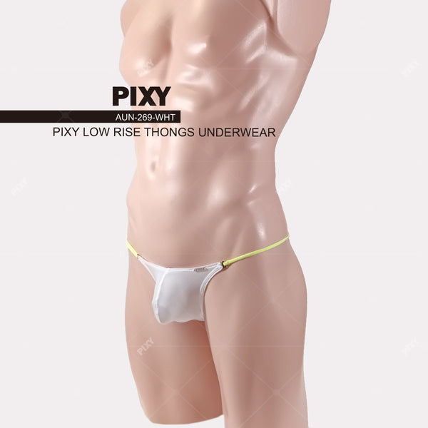 PIXY POUCH THONGS UNDERWEAR-MARINE NATIONAL