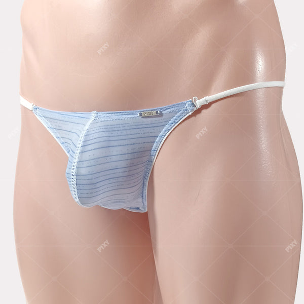 PIXY POUCH THONGS UNDERWEAR-MARINE NATIONAL