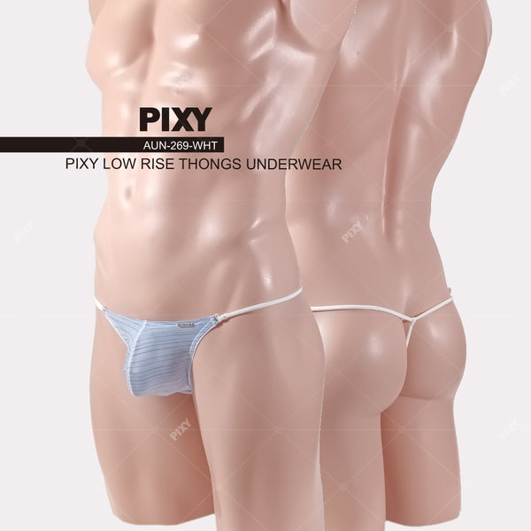 PIXY POUCH THONGS UNDERWEAR-MARINE NATIONAL
