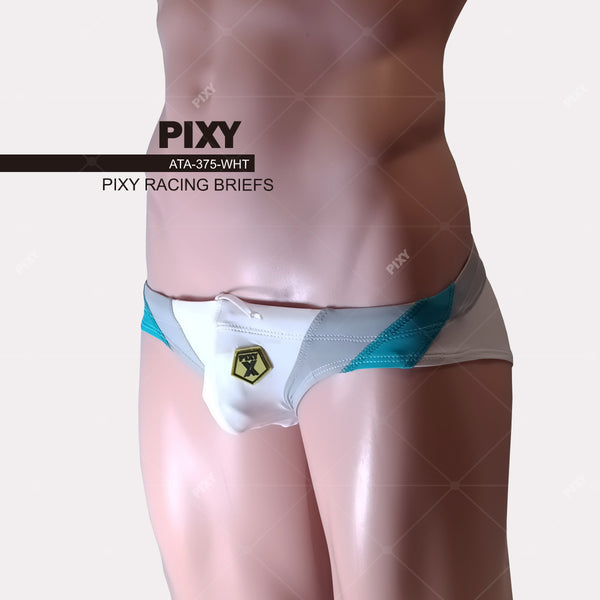 PIXY U-LIFT RACING BIKINI-SWIMWEAR-WHT