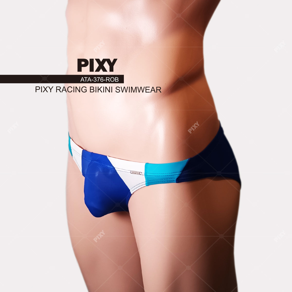 PIXY U-LIFT RACING BIKINI-SWIMWEAR-ROYAL BLUE