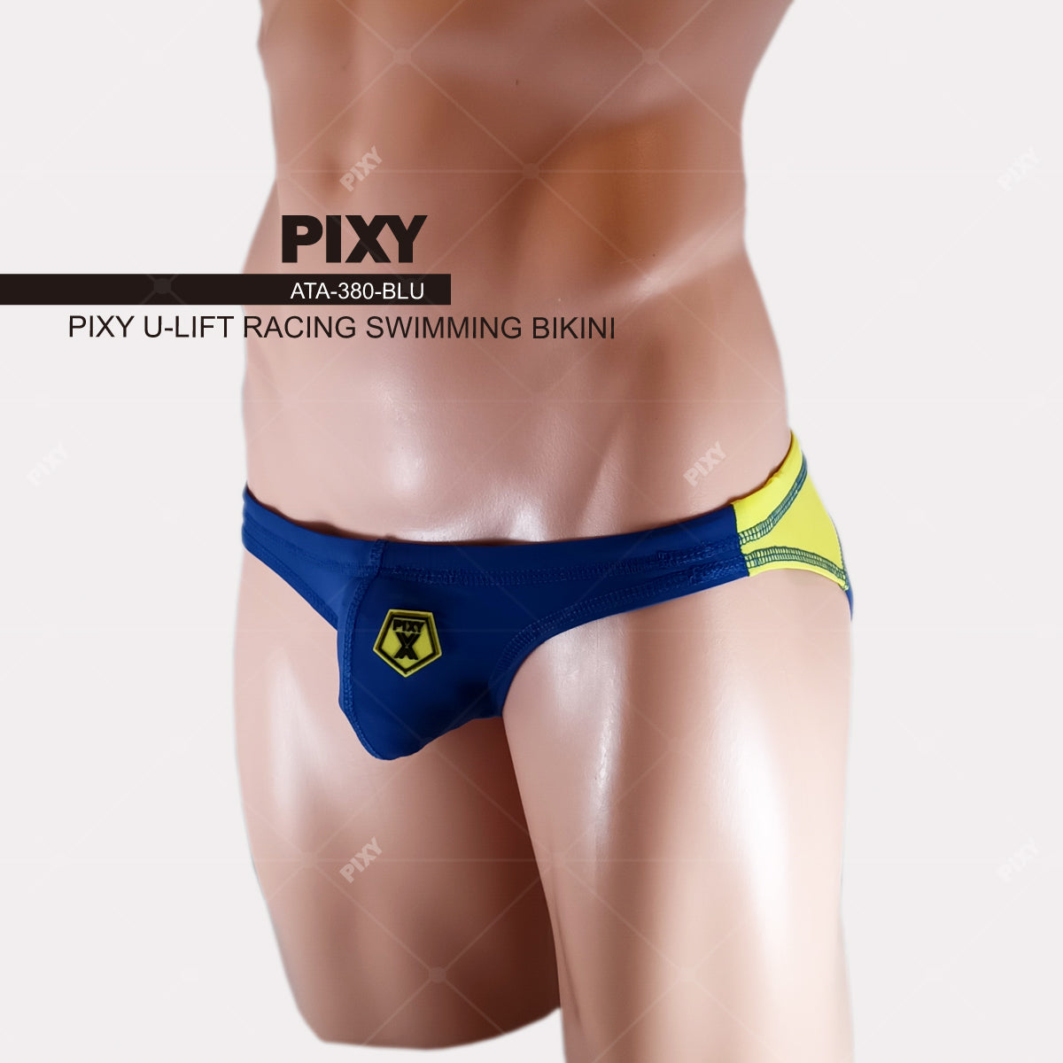 PIXY U-LIFT RACING BIKINI-SWIMWEAR-BLUE