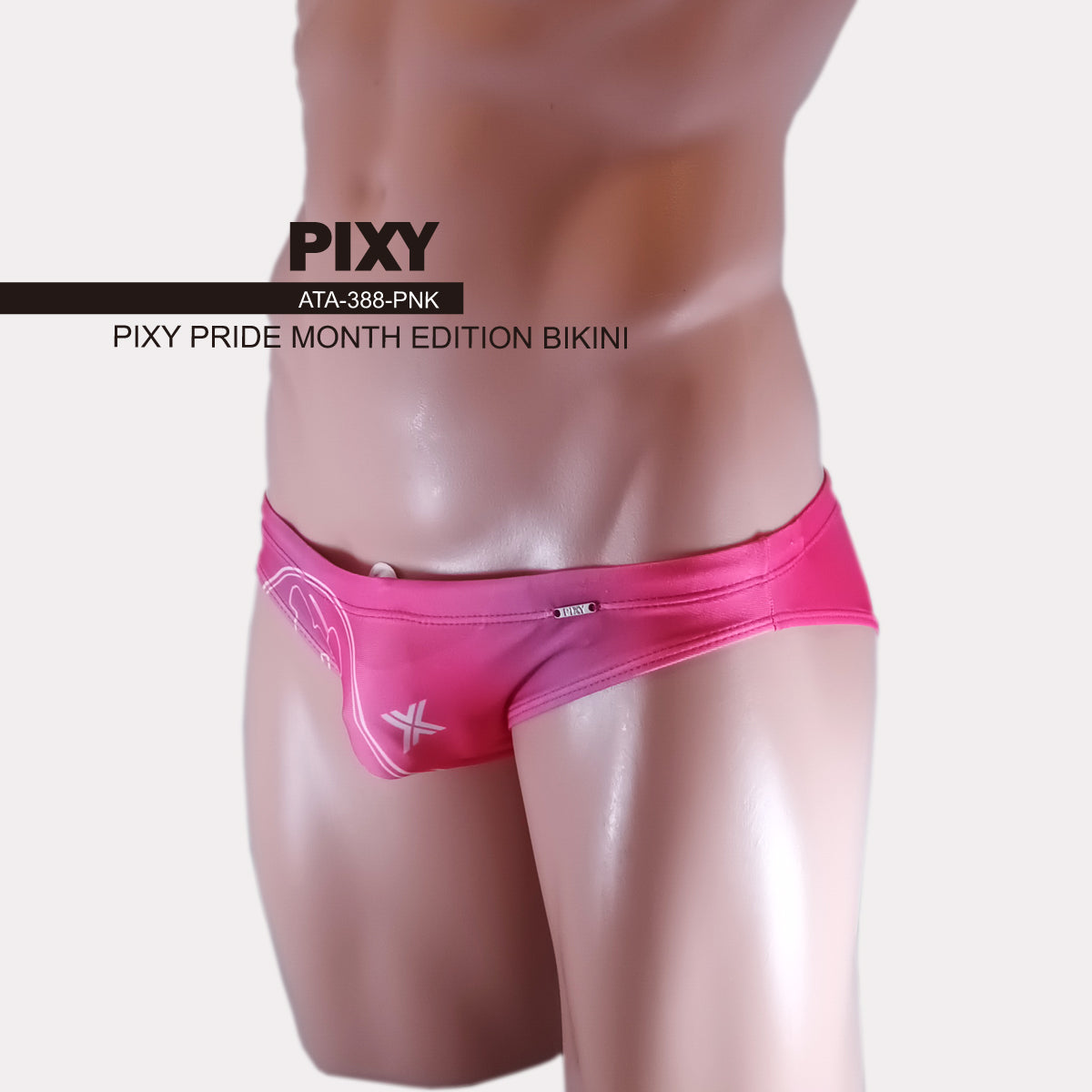 PIXY  PRIDE MONTH EDITION BIKINI- RAINBOW SWIMWEAR-PINK